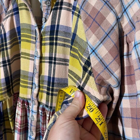 We The Free Multicolor Plaid Button Down Shirt - Picture 8 of 9